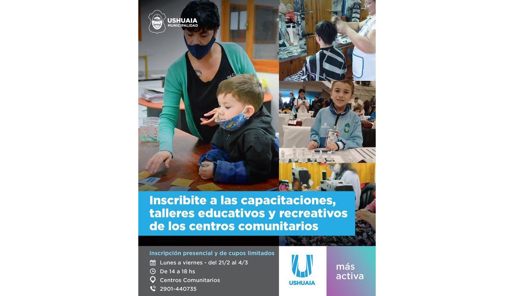 Comienzan las inscripciones a los talleres municipales en los Centros Comunitarios