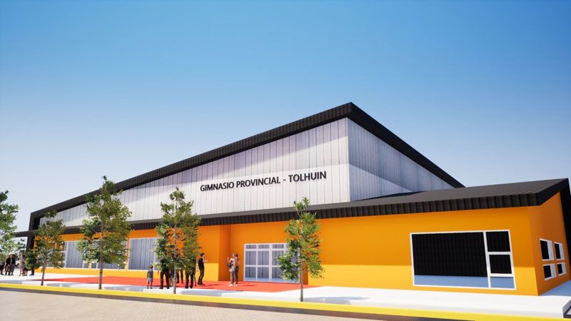 Tolhuin cada vez más cerca de tener su gimnasio polideportivo Tolhuin cada vez más cerca de tener su gimnasio polideportivo