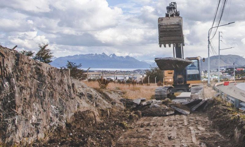 Comenzó la construcción de la bicisenda ‘Pensar Malvinas’ Comenzó la construcción de la bicisenda ‘Pensar Malvinas’