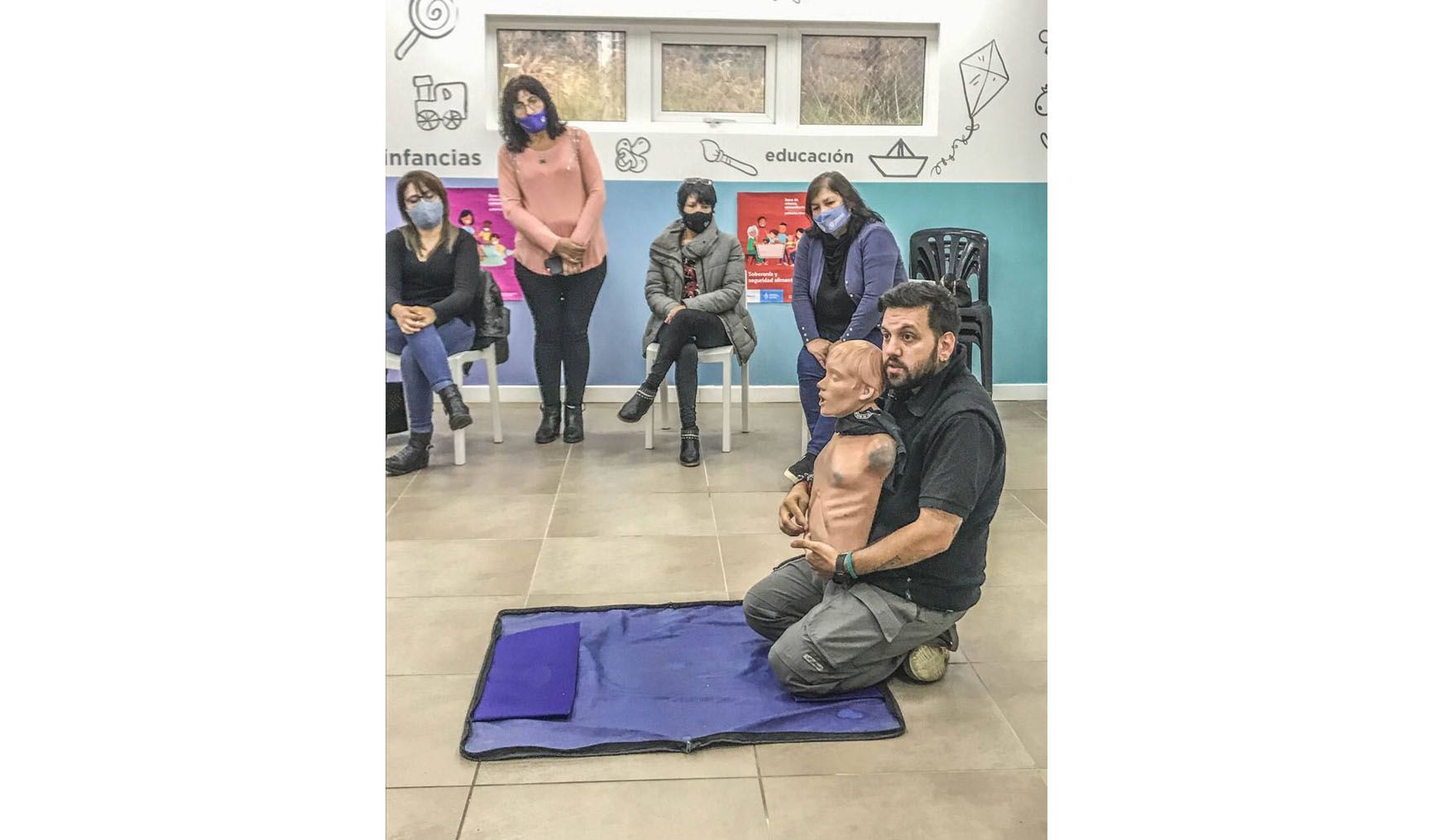 Personal de los Centros Comunitarios se capacita en RCP y Primeros Auxilios