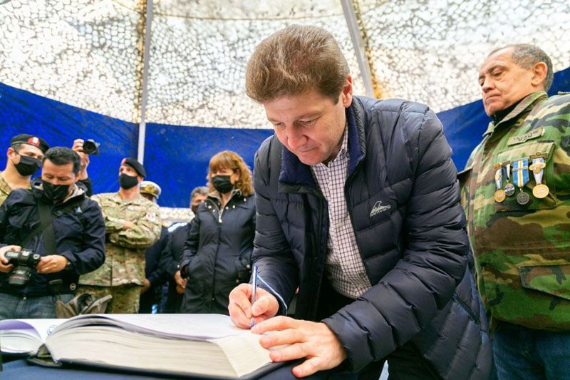 Veteranos de Malvinas inauguraron la Carpa de la Dignidad