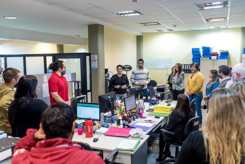 Garay recorrió las áreas dependientes de la Secretaría de Gobierno