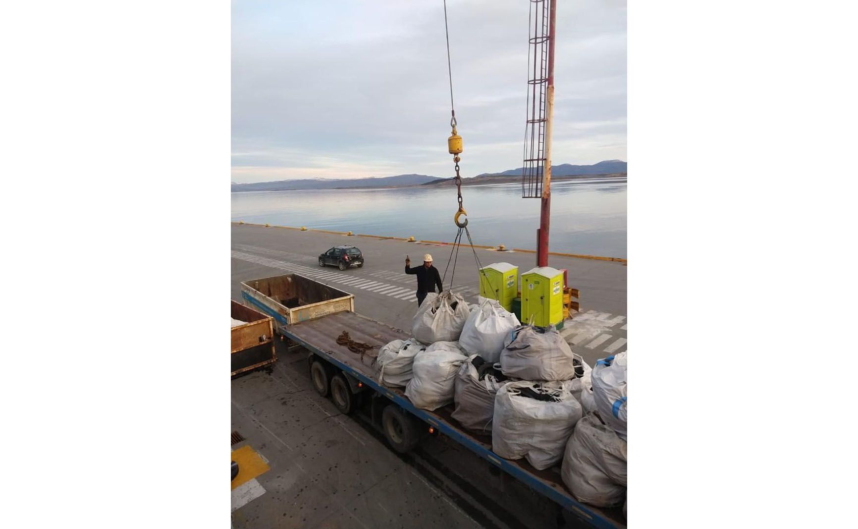  Medio Ambiente municipal envió 70 toneladas de neumáticos al continente