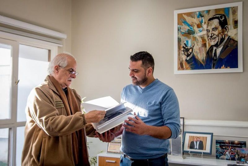 Vuoto recibió al Ministro de Defensa de la Nación