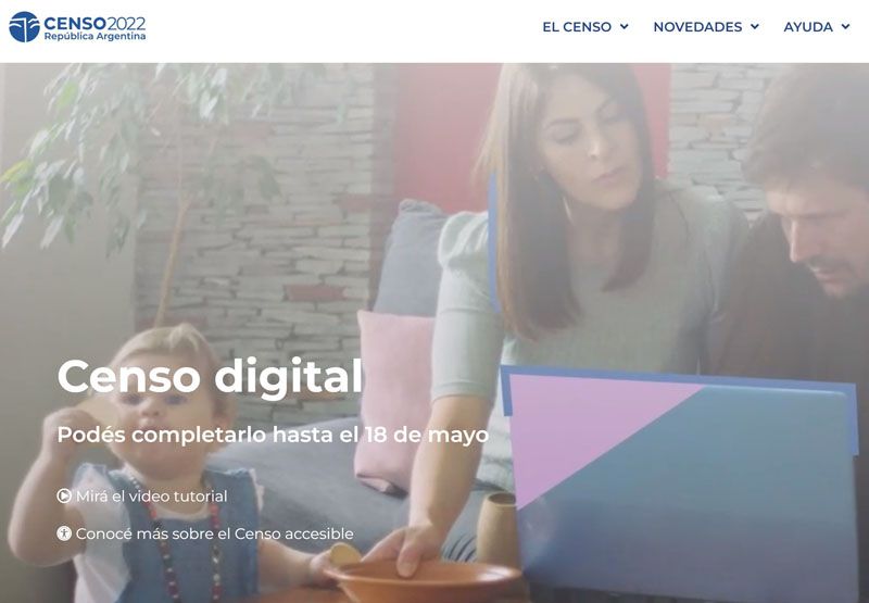 Aún hay tiempo para realizar el autocenso digital por internet o en los puntos fijos