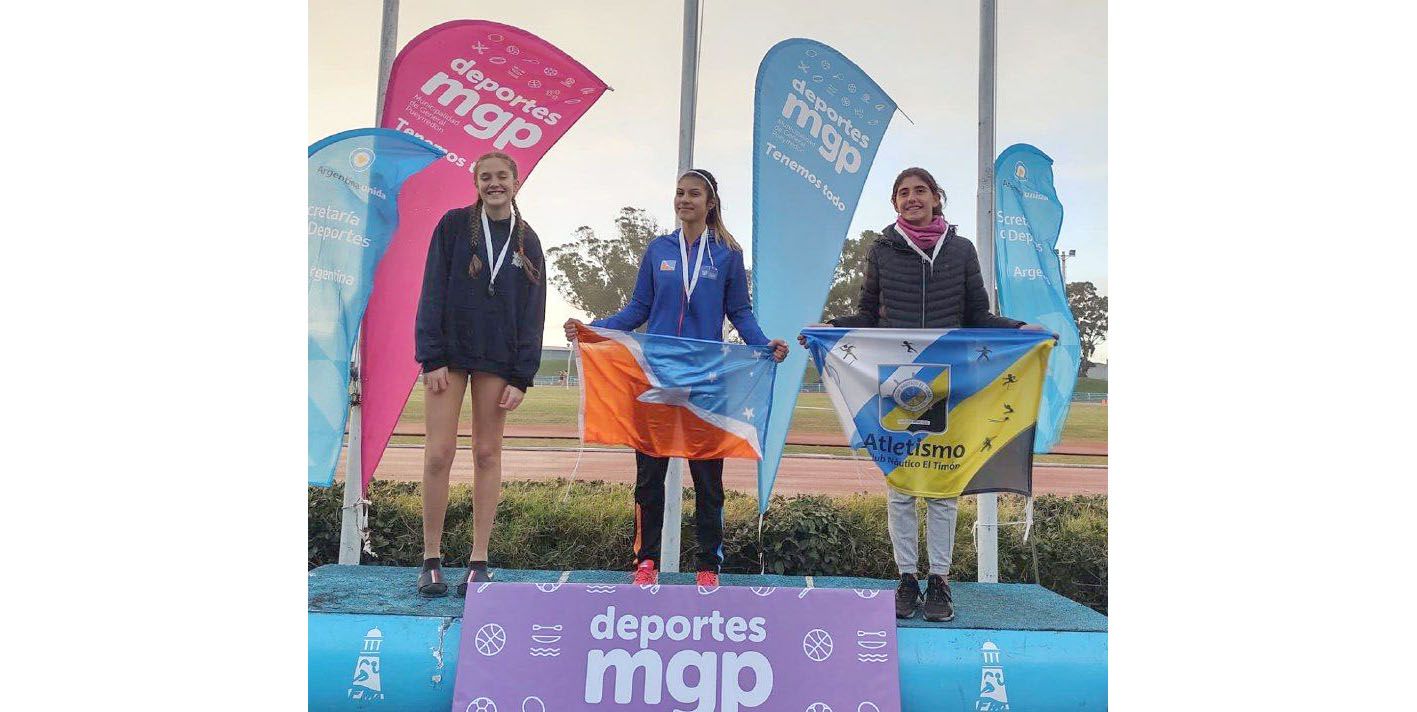 Antonella Ojeda se consagró campeona en el Nacional de Clubes U16 de atletismo