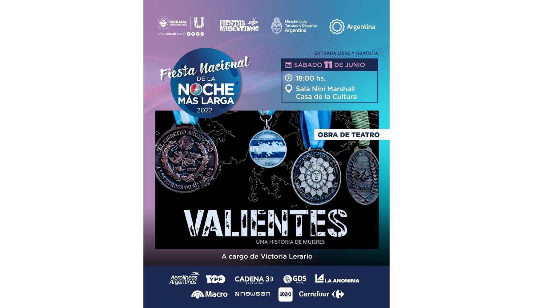 Noche Más Larga: La gran fiesta nacional convoca a visitantes de toda la Patagonia