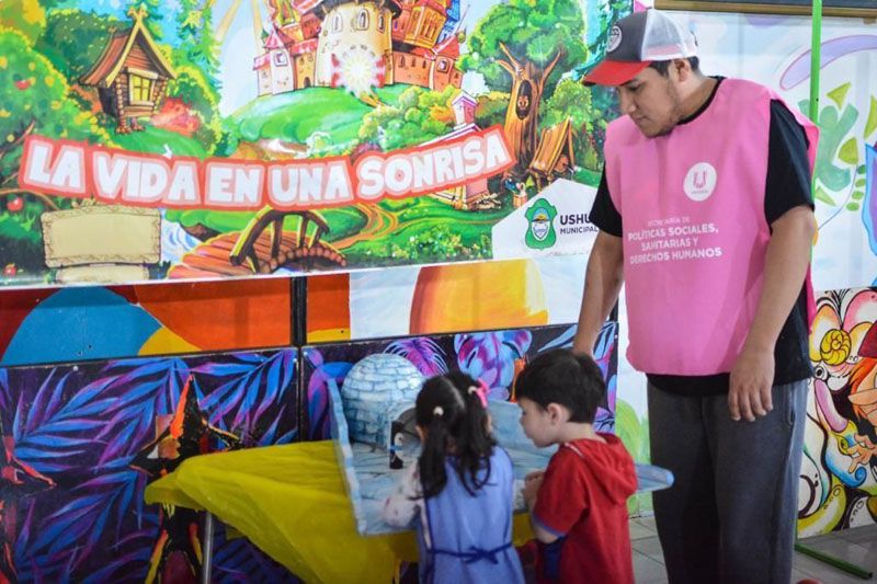 La kermesse municipal visitó el Centro Infantil Amanda Beban 
