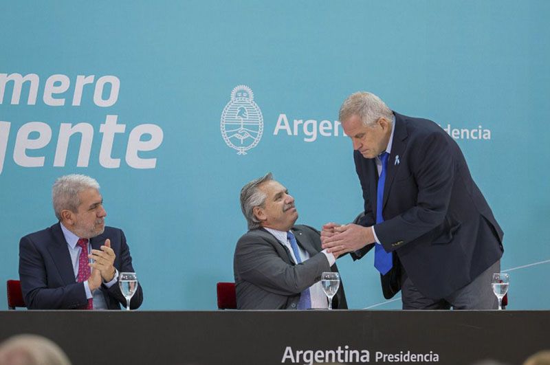 Fernández encabezó un acto en casa rosada y apuntó a Rosenkrantz