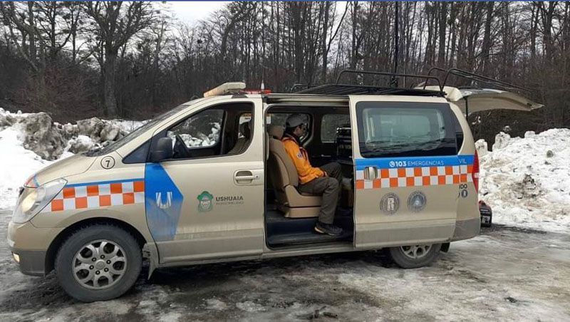 La Comisión de Auxilio realizó un operativo de rescate camino a Laguna Esmeralda