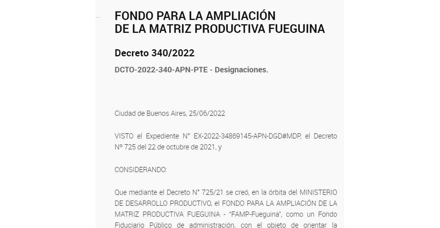 Nación designó los directores del FAMP 