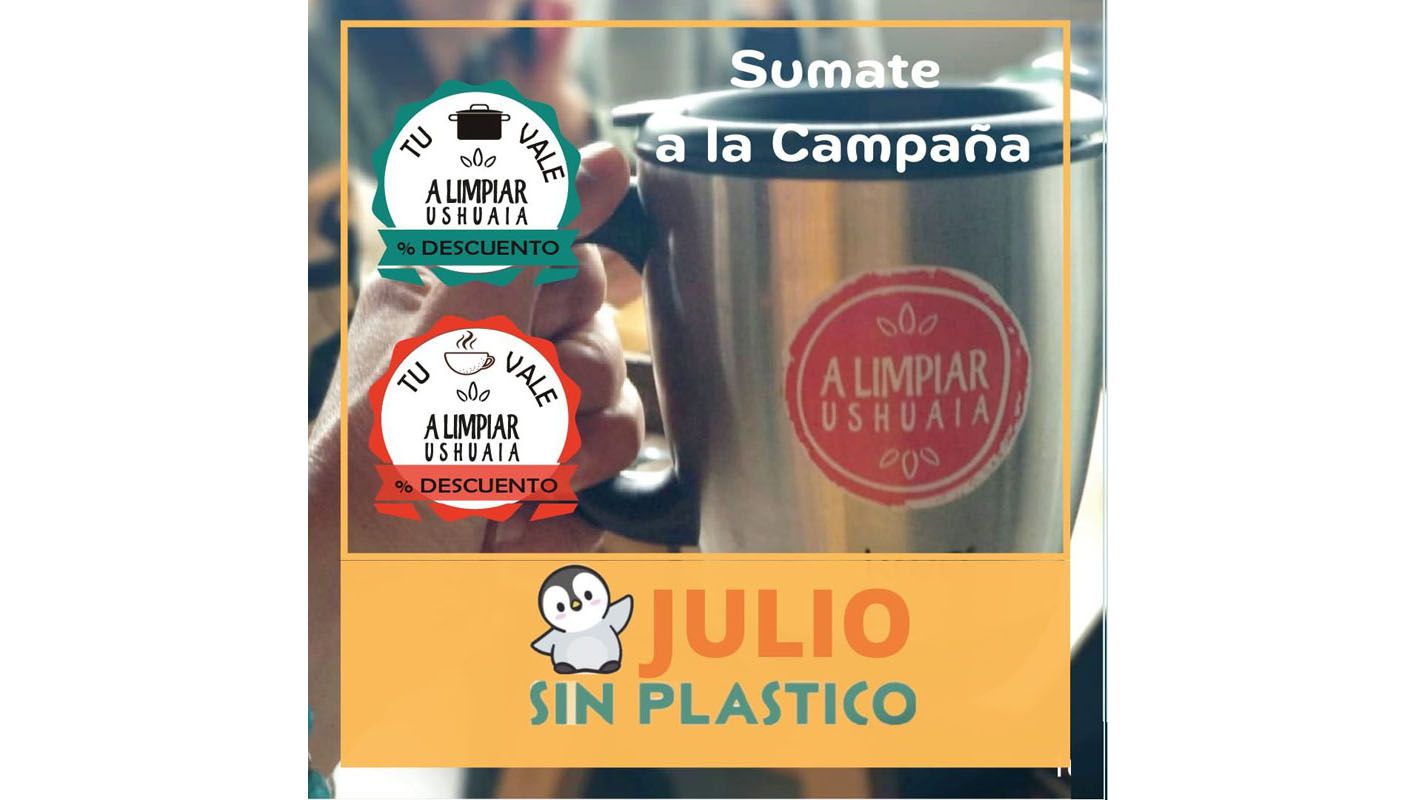 A Limpiar Ushuaia lanza la campaña ‘Julio sin plástico’