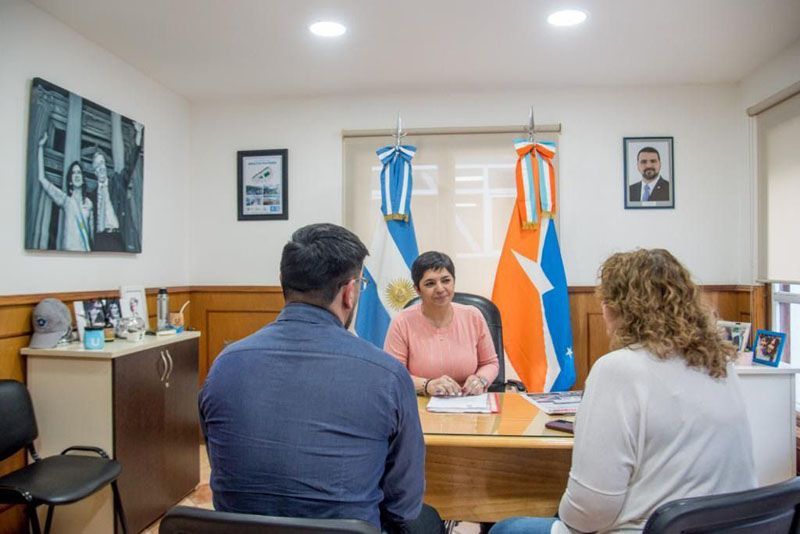 Garay recibió al nuevo jefe de base de la Agencia Nacional de Seguridad Vial