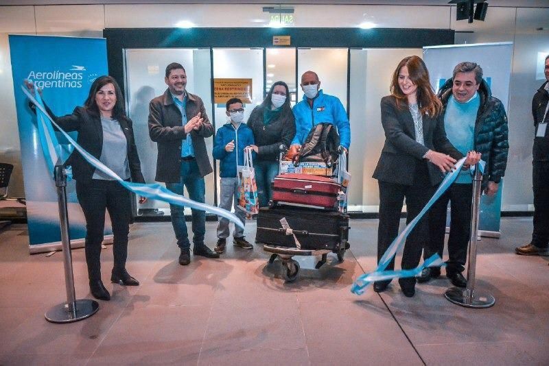 Ushuaia recibió el primer vuelo directo desde Brasil