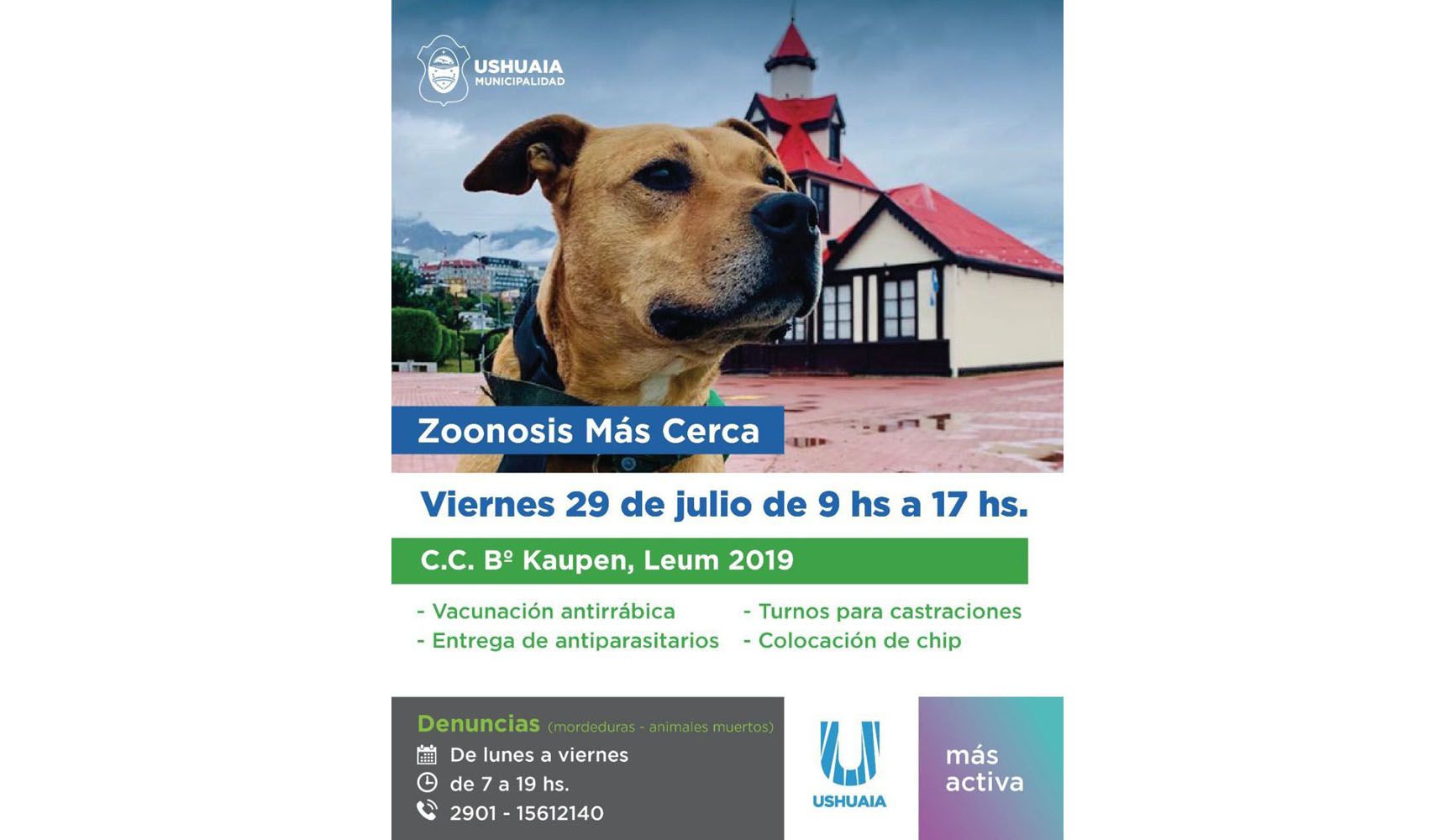 El equipo de Salud municipal realizará una doble jornada de atención en el barrio Kaupén