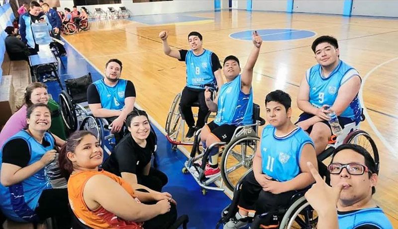 Fueguinos en la Liga de Básquet Adaptado