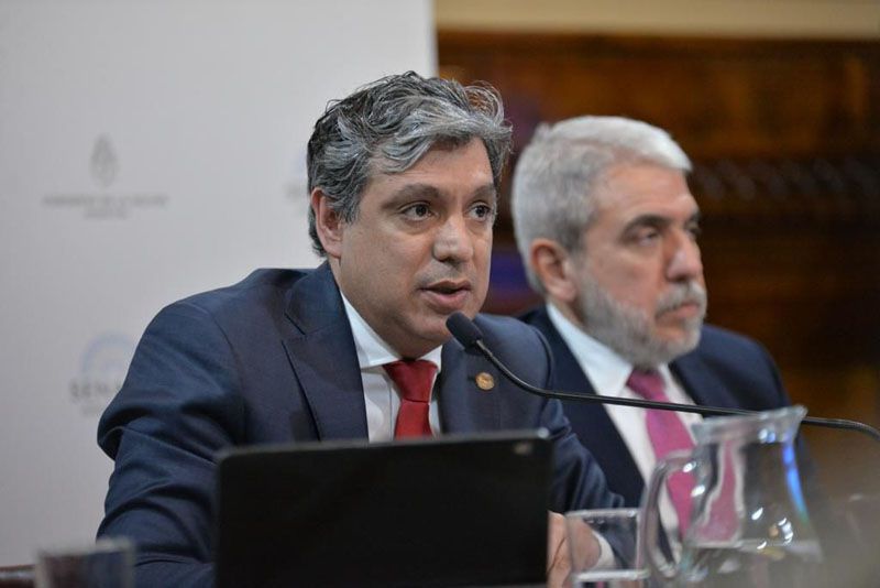 El senador Matías Rodríguez recibió a Aníbal Fernández