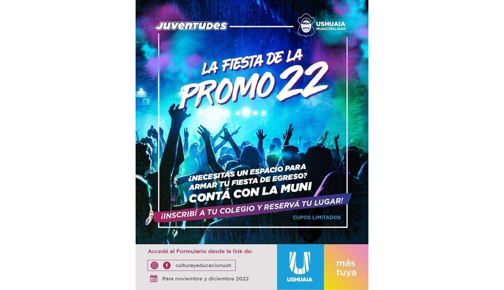 La Municipalidad ofrecerá el Centro Cultural Esther Fadul para las fiestas de egresados