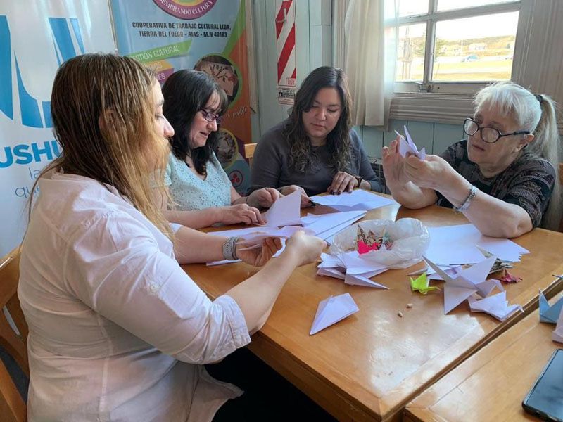 Cultura municipal acompañó el encuentro ‘Armá tu propia grulla’