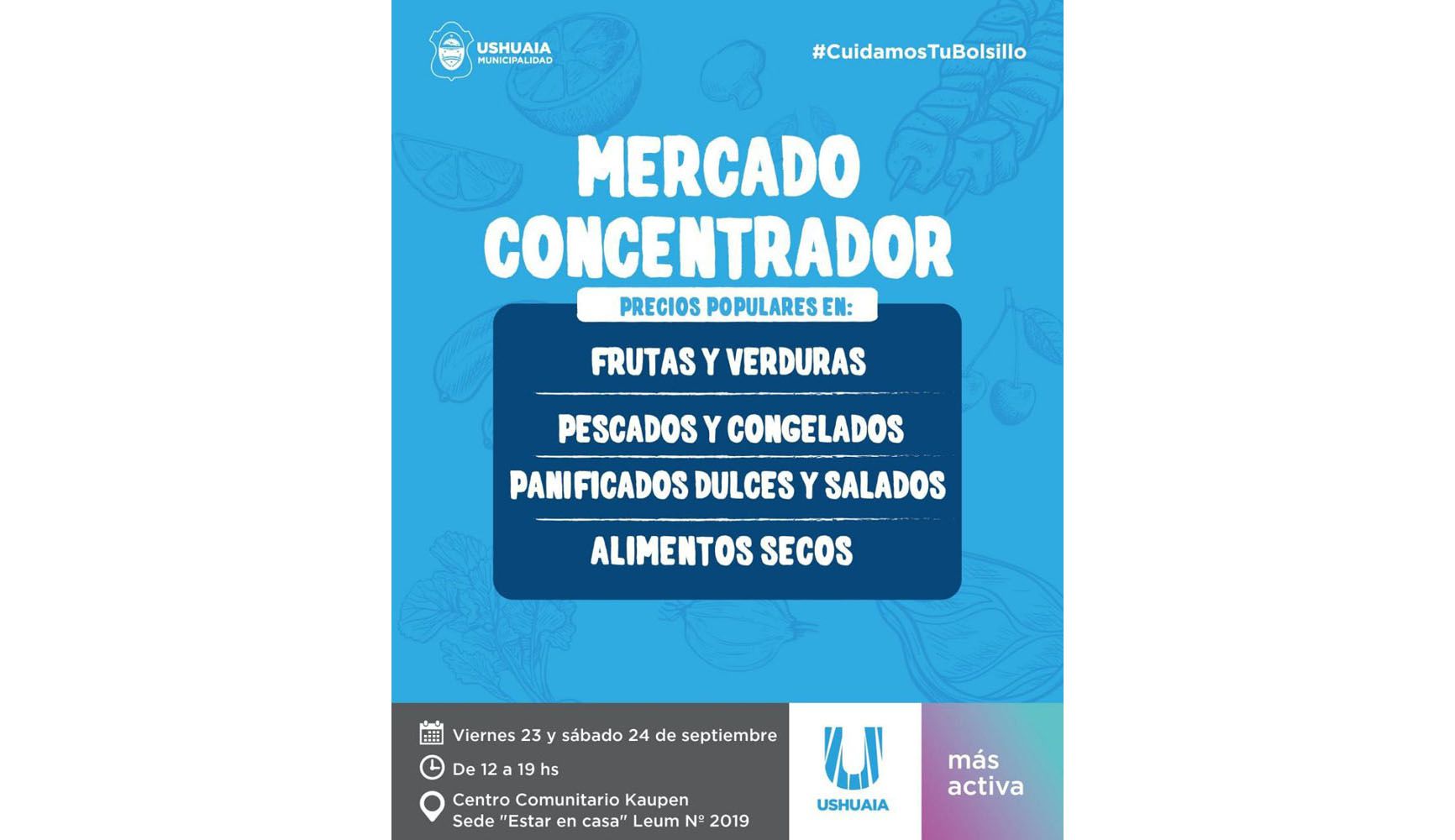 El Mercado Concentrador municipal llega al barrio Kaupén