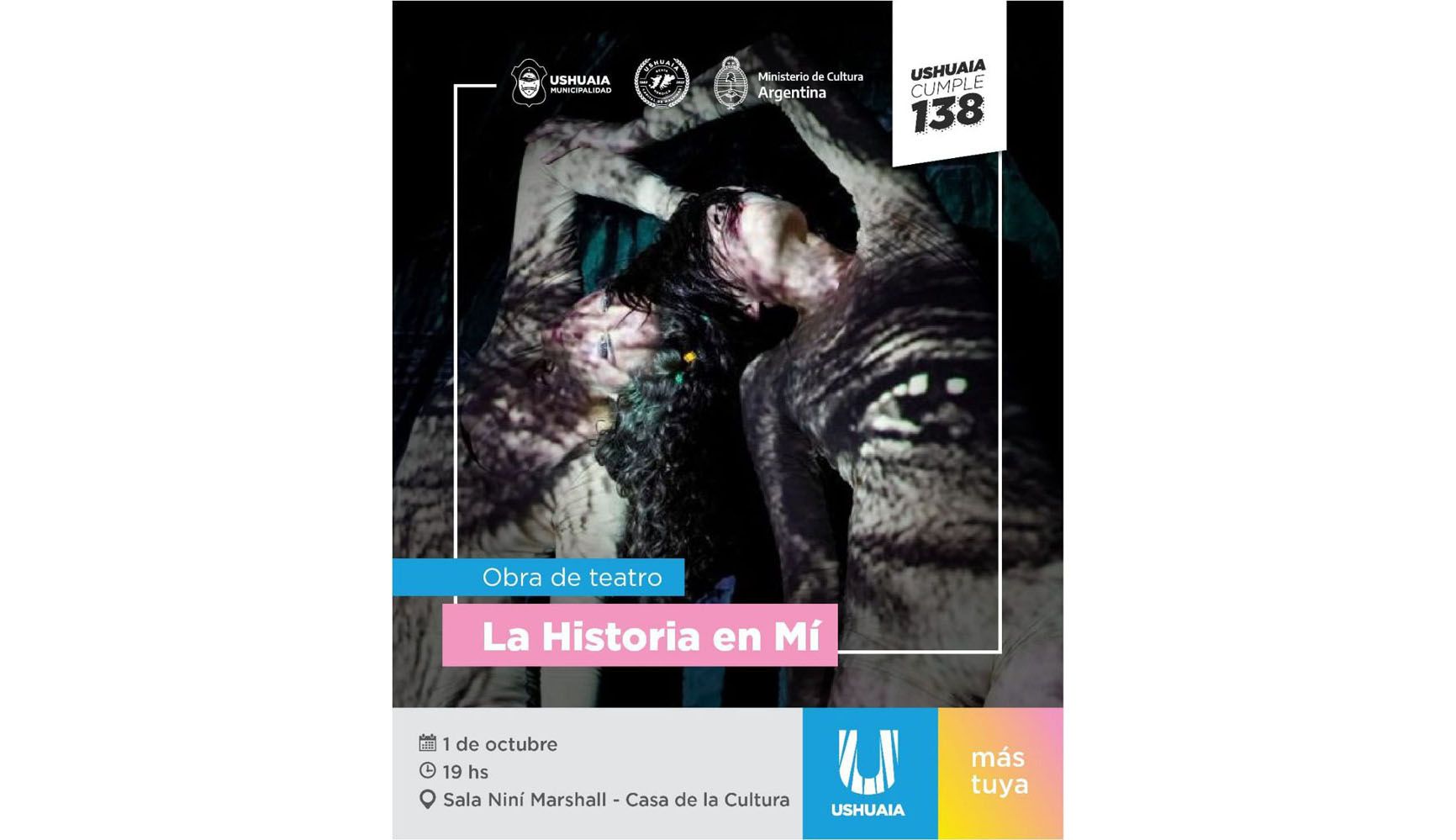 Se presentará la obra teatral ‘La historia en mí’ en la Casa de la Cultura