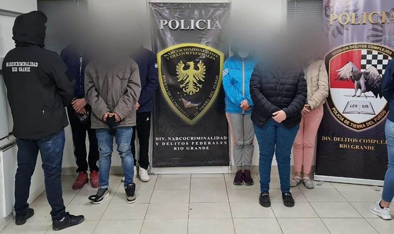 Desbaratan red narco que operaba entre Buenos Aires y Tierra del Fuego
