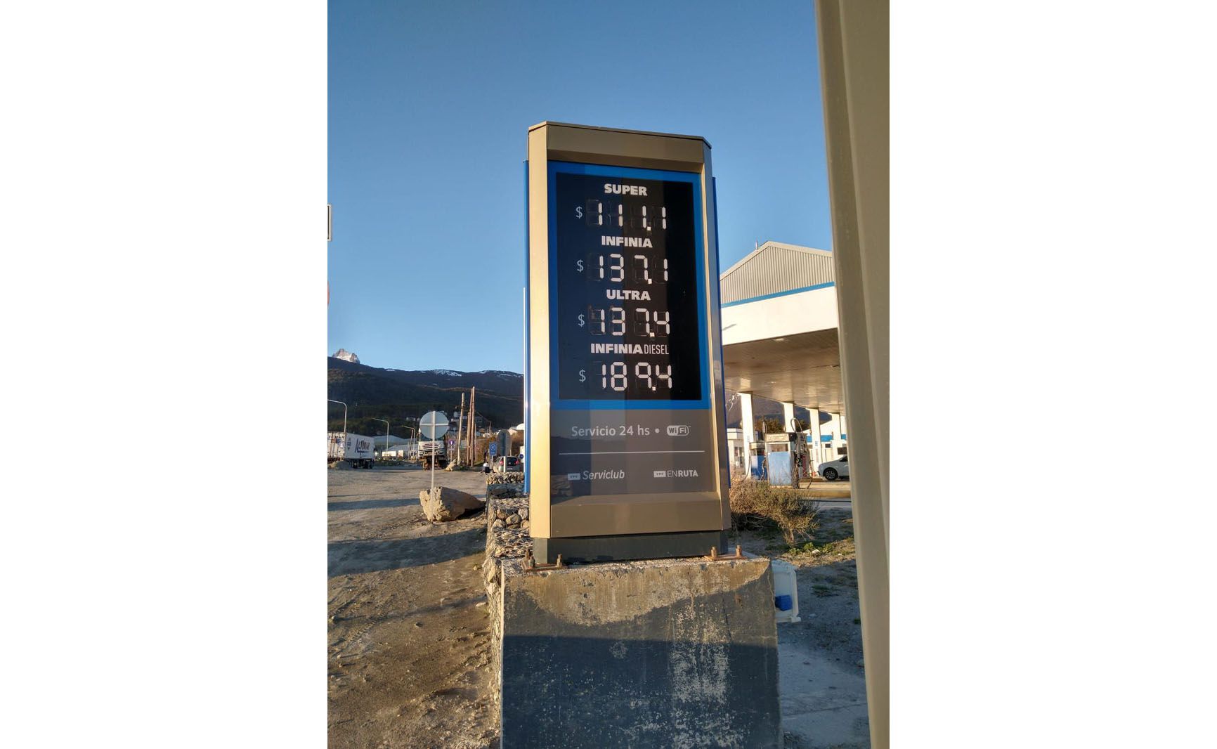 Combustibles con aumento promedio del 6,6%