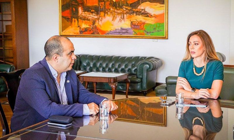 El secretario Aguirre se reunió con la Secretaria de Energía de Nación