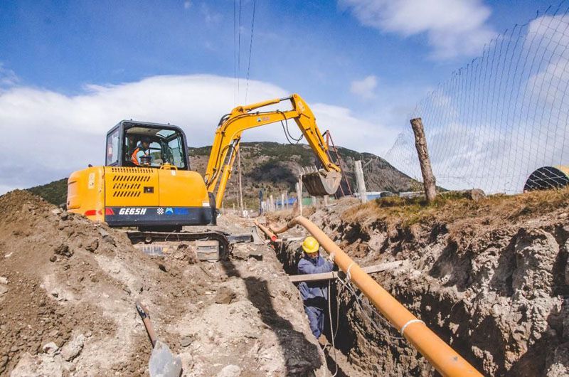 Buen ritmo en la obra de gas de la urbanización San Martín