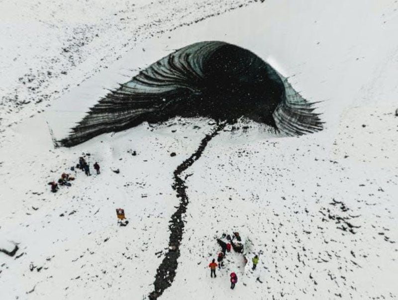 El Parque Nacional reiteró la prohibición de ingreso a la cueva de hielo