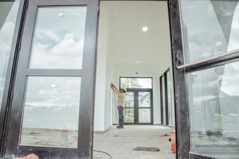 La obra de nuevos vestuarios en la cancha ‘Cocol Gómez’ se encuentra en la etapa final