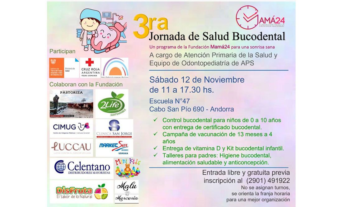 Fundación ‘Mamá 24’ invita a la 3ª Jornada de Salud Bucodental
