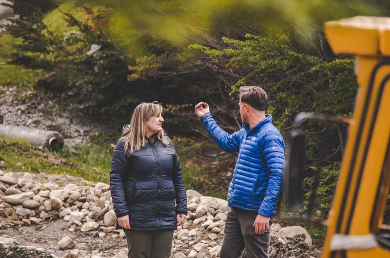 Muñiz Siccardi pasó revista a las obras en ejecución 