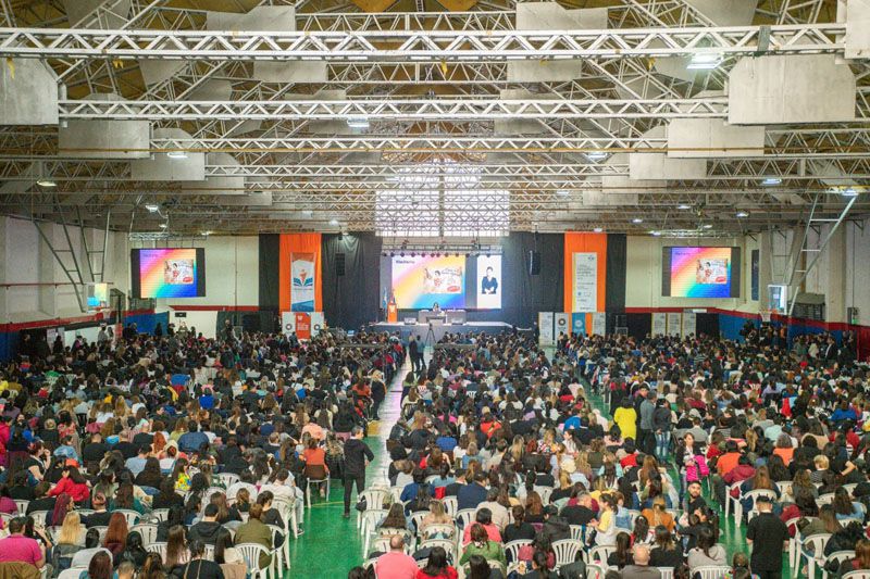 Multitudinaria apertura del congreso de educación e inclusión