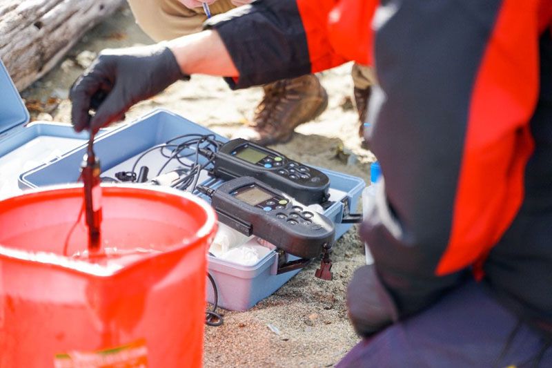 Segundo monitoreo de calidad del agua de la costa del Canal Beagle