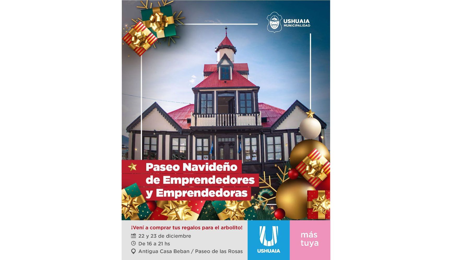 La Municipalidad invita al Paseo Navideño de Emprendedores