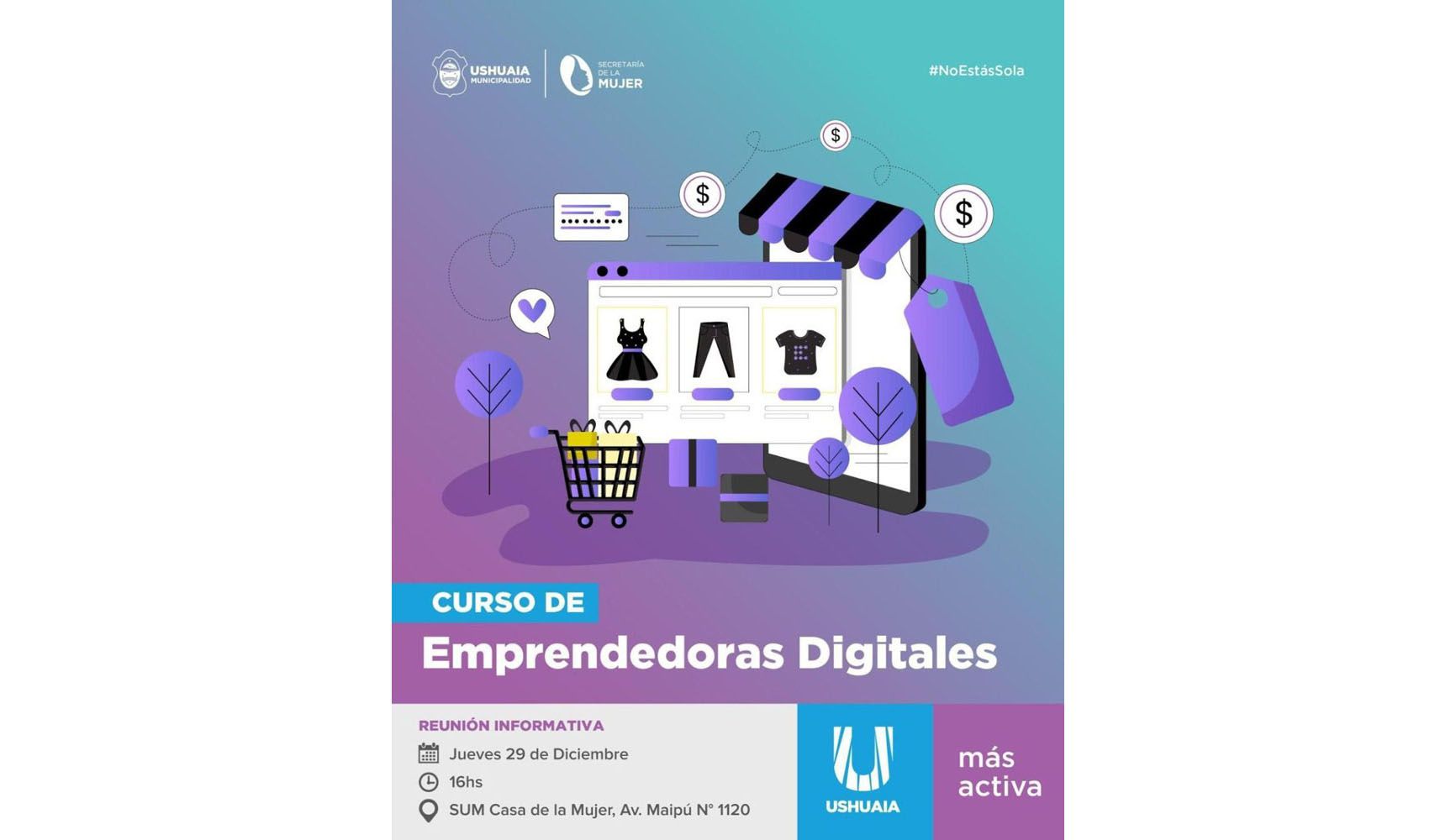 La Secretaría de la Mujer organiza nuevas capacitaciones para emprendedoras