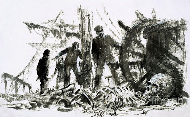 Último día de vida de los tripulantes de un barco fantasma