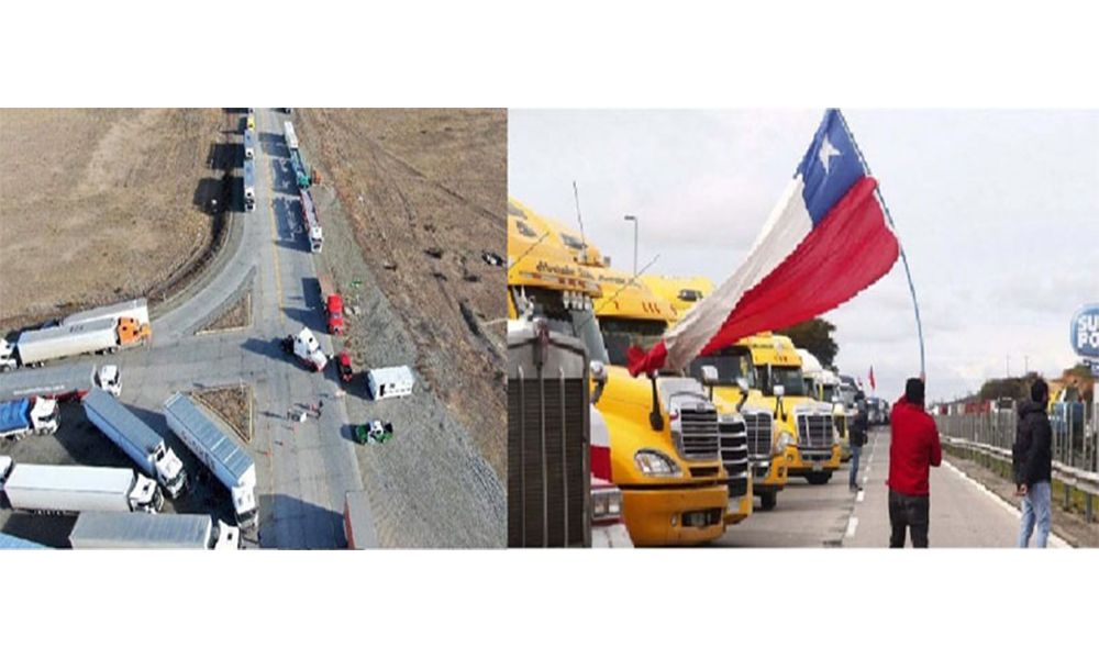 Los cortes de ruta en Chile dejan aislada a Tierra del  Fuego