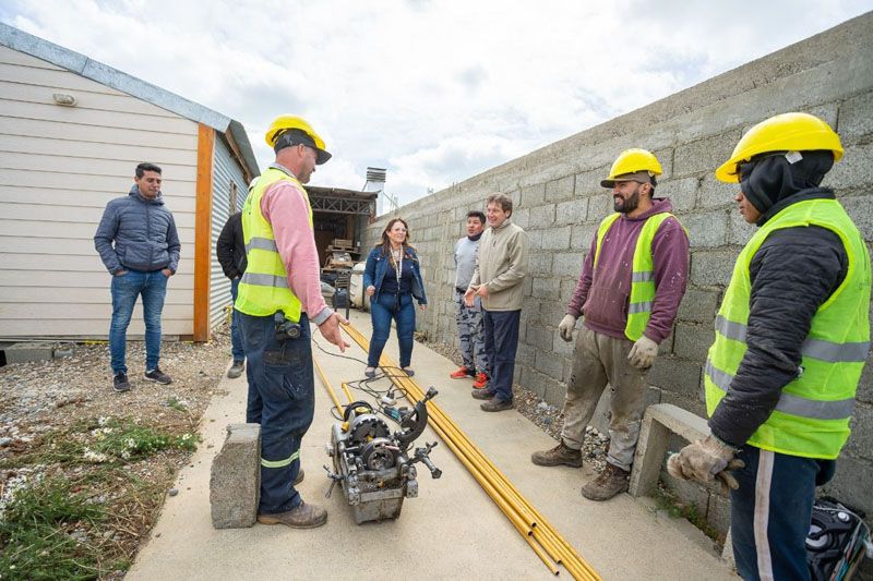 Melella: “Las conexiones de gas llegan a dos mil familias”