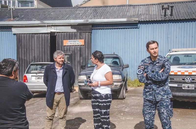 Funcionarios nacionales recorrieron instalaciones de Defensa Civil de Ushuaia