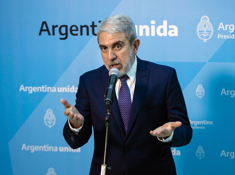 Aníbal Fernández firmó un convenio de cooperación con la Policía Federal de Brasil