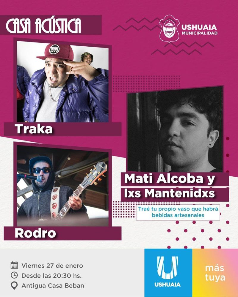 Comienza “Casa Acústica” con la presentación de artistas fueguinos 