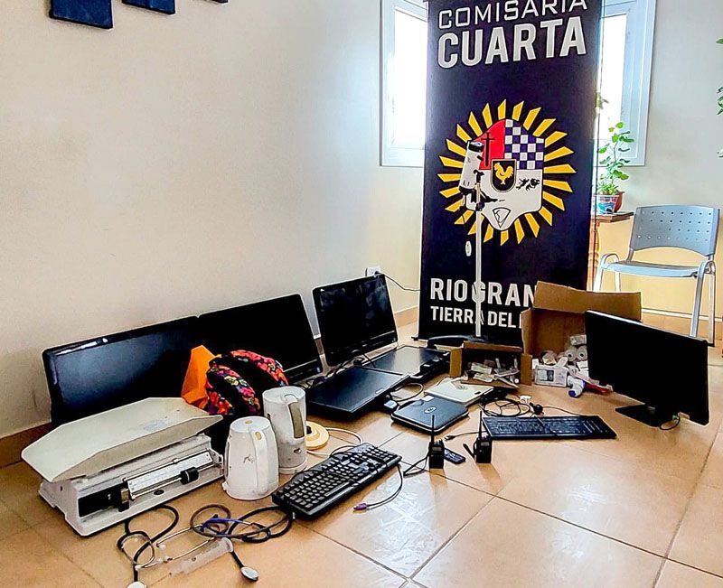 Recuperan elementos robados en un CAPS