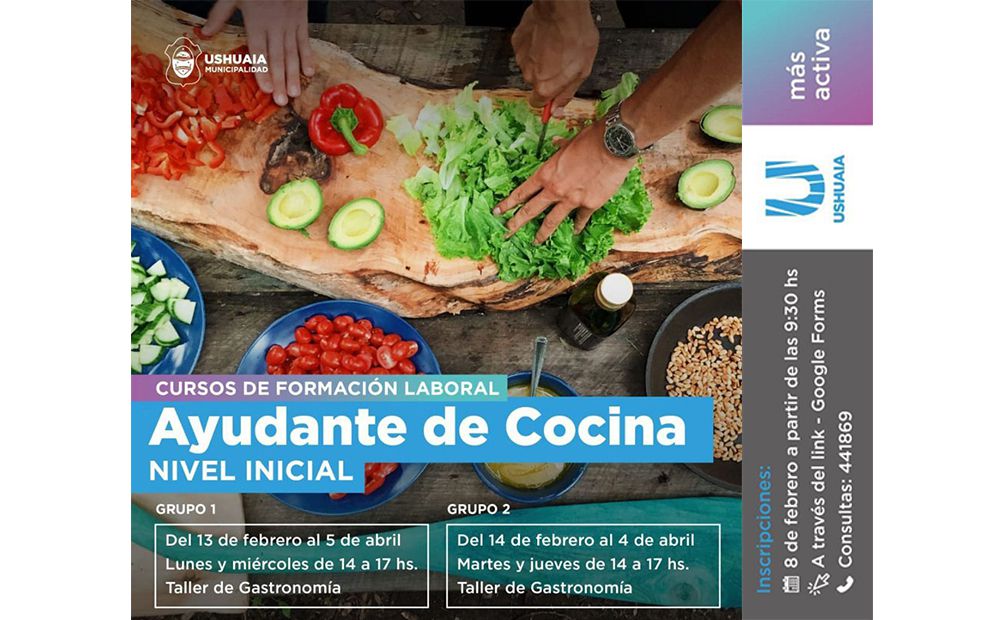 Inicia el curso de ayudante de cocina 