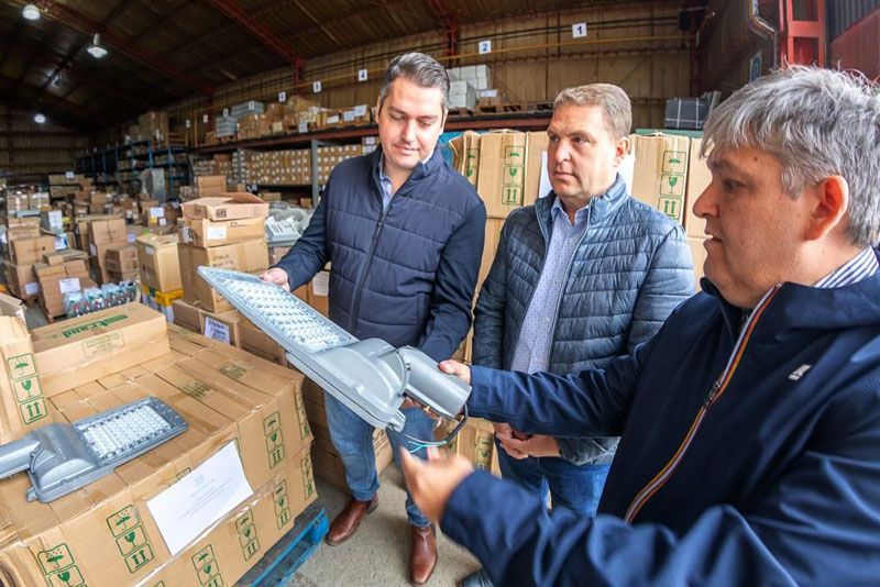 Instalarán en Río Grande luminarias led