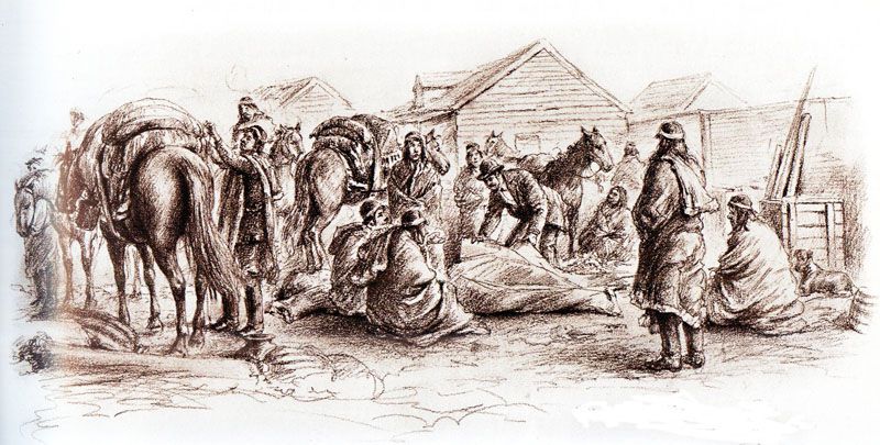 Arriban nativos a comercializar sus productos por alcohol 