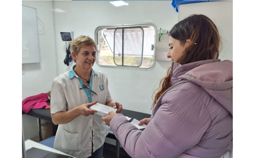 La Unidad Sanitaria Móvil atiende en el barrio “Bosquecito”