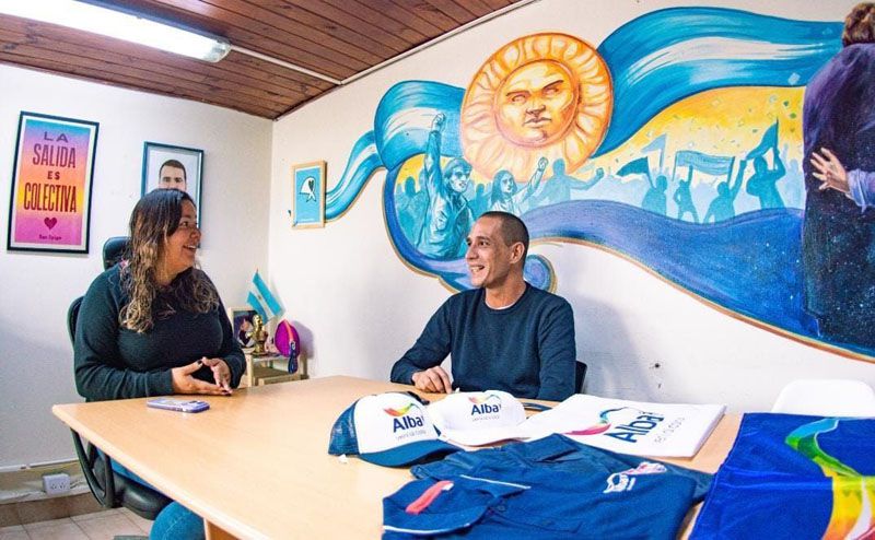 Molina se reunió con el representante de la empresa Alba