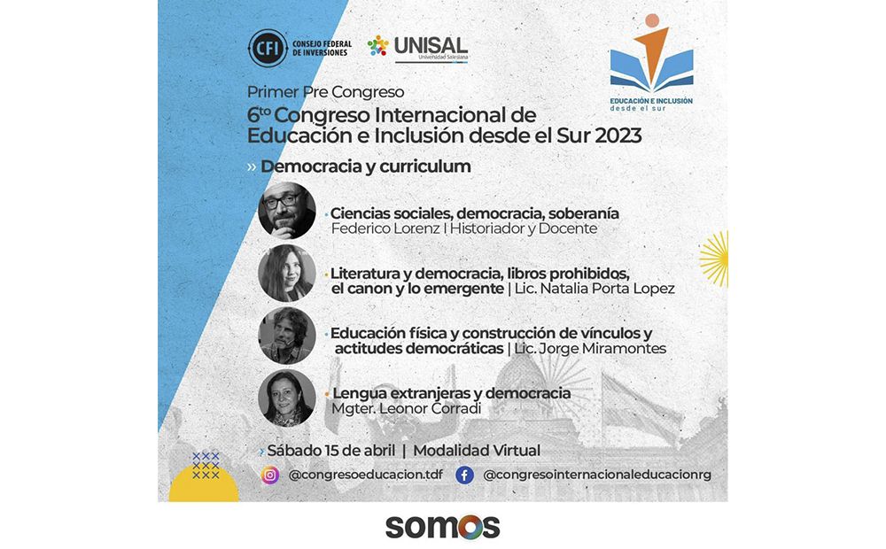 El 15 de abril se desarrollará la primera instancia de pre congreso